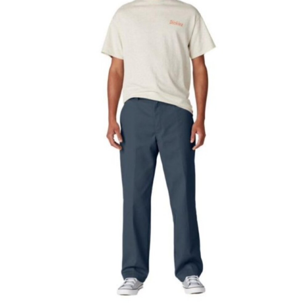 Dickies Skateboarding Pants Mens 26x30 Airforce Blue Regular Wrinkle Resistant